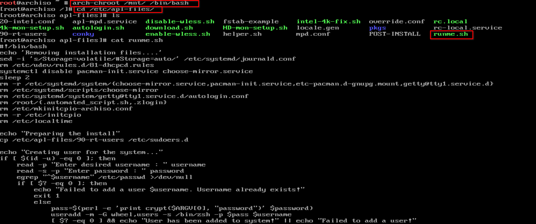 chroot